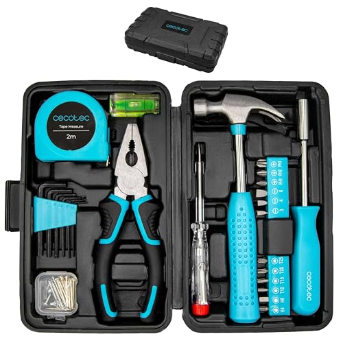 Cecotec Caja Herramientas 68 Piezas ToolBox EasyGo. Estuche Ultracompacto y Portátil,