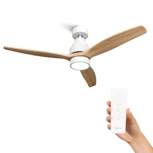 Mellerware - Ventilador de Techo con Mando a Distancia Brizy Bright | 30 W | 6 Veloci