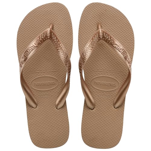 Havaianas Top Tiras Mujer Chanclas Oro Rosa 33/34 EU