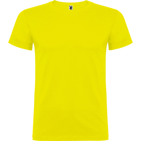 NO Camiseta Básica Hombre Manga Corta 100% Algodón con Cuello Redondo Doble y Costura