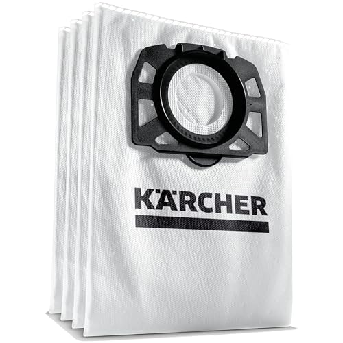 Kärcher Original Kit de Bolsas de Filtro de Fieltro KFI 487, 4 Unidades, Doble Capa, 