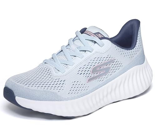 Skechers GO Run Now - Tenis para Mujer, Color Azul, Talla 6