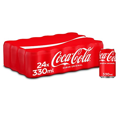 Coca-Cola Sabor Original, Refresco de Cola - Pack de 24 Latas 330 ml ❗️ 🇪🇸