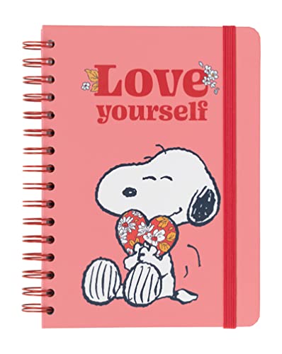 Libreta A5 Snoopy - Cuaderno a5 punteado (Notebook A5) | Bullet Jornal A5 - Libreta d
