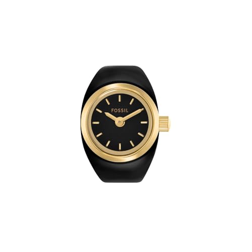 Fossil Reloj Ring para Mujer, Movimiento de Cuarzo a Dos Agujas con Correa de Acero I