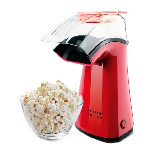 Taurus – Máquina de Palomitas Pop'N'Corn, Palomitero Eléctrico, 1100W, Popcorn, Sin A