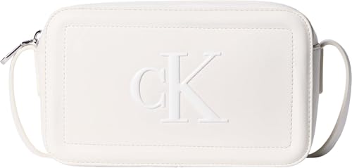 Calvin Klein Bold Ck Lv04F3220G - Bolsa para cámara de mujer, color blanco, talla úni