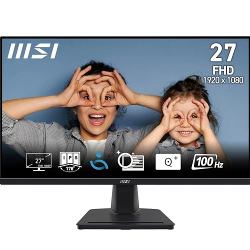 MSI Pro MP275 – Monitor rofessional 27”,100 Hz, FHD, IPS, HDR Ready, Pantalla TÜV, Al