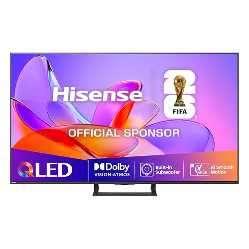 Hisense 55A7Q - QLED Smart TV 55 Pulgadas, Movimientos Suaves IA, Dolby Vision, Dolby