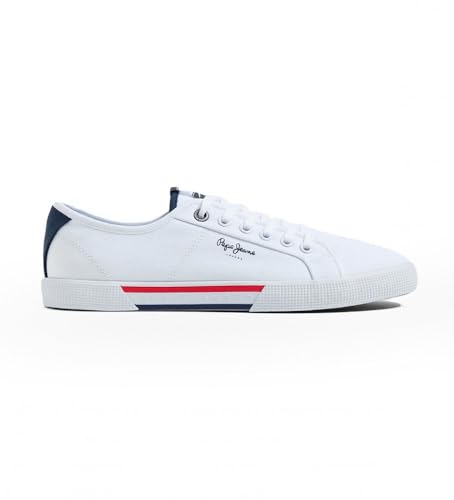 Pepe Jeans Zapatillas Básicas Brady Blanco ❗️ 🇪🇸