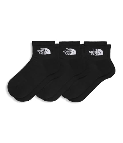 The North Face NF0A882GJK3 MULTI SPORT CUSH QUARTER SOCK 3P Socks Hombre TNF BLACK Ta