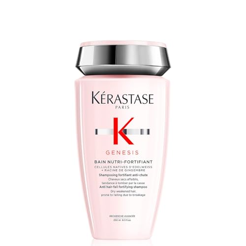 Kérastase Genesis, Champú Fortificante, Anticaída y Anti Rotura, Para Pelo Débil y Se