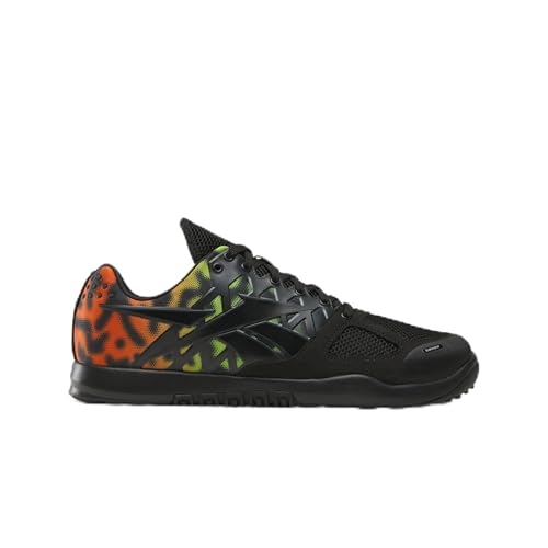 Reebok Zapatillas Deportivas Nano 2.0 para Hombre, Color Negro/atómico, Talla 42 EU ❗