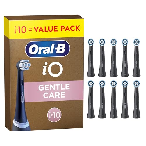Oral-B Series iO Gentle Care Cabezales De Recambio Originales, Pack de 10 Recambios N