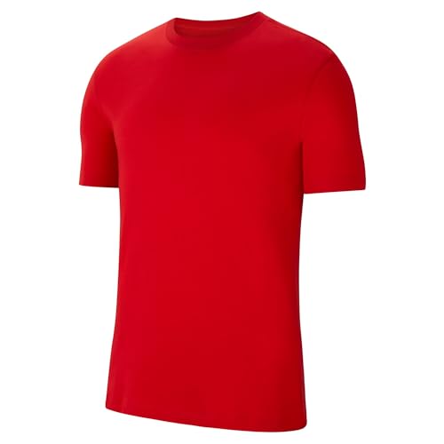 Nike, Park20, Camiseta De Manga Corta, Universidad Rojo/Blanco, M, Hombre ❗️ 🇪🇸
