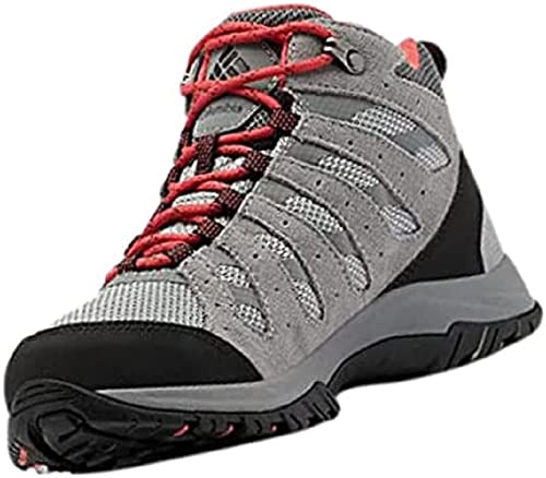 Columbia Redmond 3 Mid WP, Botas Montaña De Senderismo Y Trekking, Mujer, Rojo (Steam