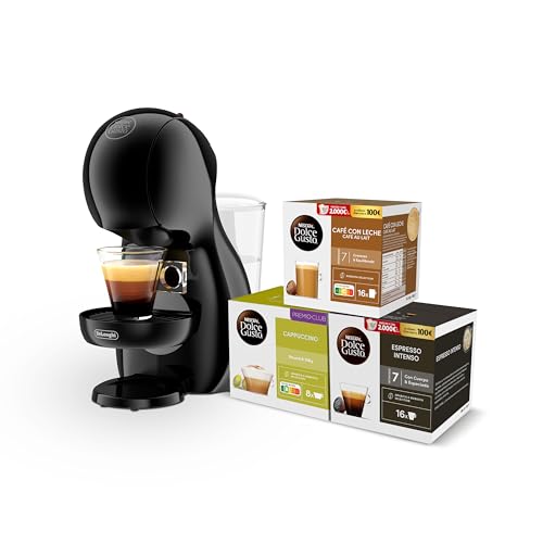 De'Longhi Nescafé Dolce Gusto Piccolo XS - Cafetera de Cápsulas, 15 Bares de Presión,
