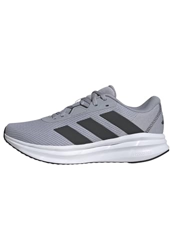 adidas Hombre Galaxy 7 Running Shoes, Halo Silver/Carbon/Core Black, 42 EU ❗️ ​🇪🇸