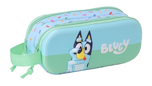 Dale vida a su mochila con este estuche 3D de Bluey