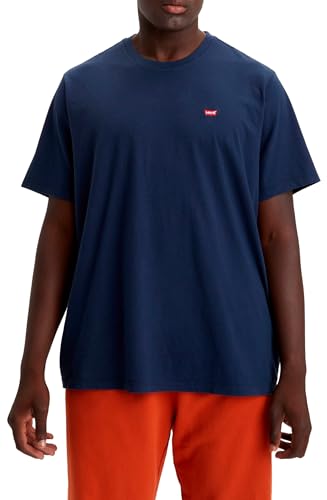 Levi's Big & Tall Original Housemark Tee Camiseta, Blue, XXL Hombre ❗️ 🇪🇸