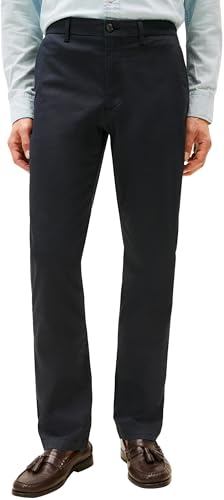 Tommy Hilfiger Pantalón Chino Hombre Denton Printed Structure Straight Fit, Azul (Des