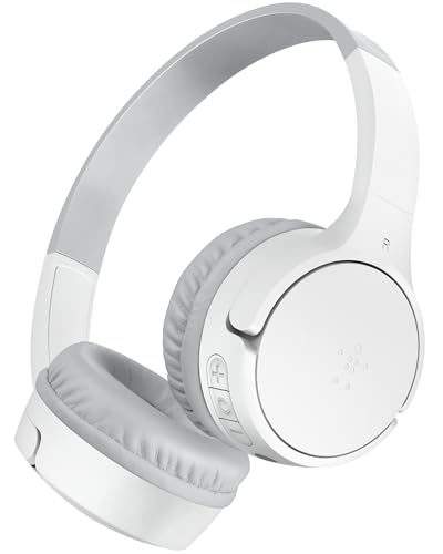 Belkin SoundForm Mini Auriculares inalámbricos para niños con micrófono, on Ear, 30 H