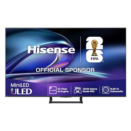 Hisense 55E8Q - Mini LED Smart TV, Quantum Dot, 144Hz, Subwoofer Integrado, Dolby Vis