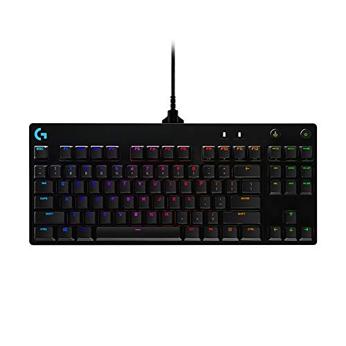 Logitech G Pro Teclado mecánicopara Gaming,Diseño sin Teclado numérico ultraportátil,