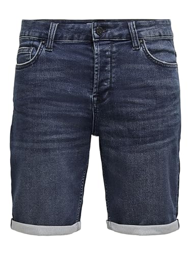 Only & Sons Onsply Reg D Blue Jog PK 8582 Dnm Noos Pantalones Cortos, Azul Denim, M H