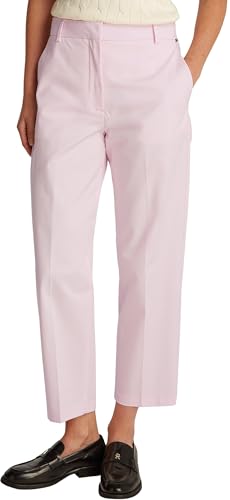 Tommy Hilfiger Pantalones Chino para Mujer Slim Fit, Rosa (Light Pink), 32 ❗️ 🇪🇸