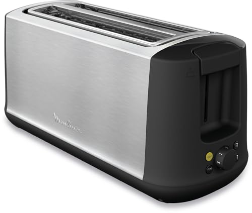 Moulinex Subito Select, Tostadora de 2 ranuras largas, 7 niveles de tostado, desconge