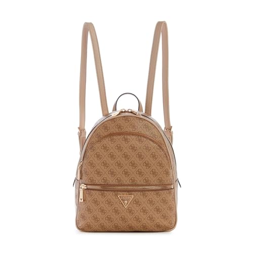 GUESS Mochila grande Manhattan para mujer, Logotipo de Latte, talla única ❗️ 🇪🇸