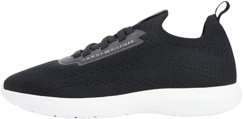 Tommy Hilfiger TH Knit Extralight Runner Fw0fw09112, Bajo Top Mujer, Negro, 38 EU ❗️ 