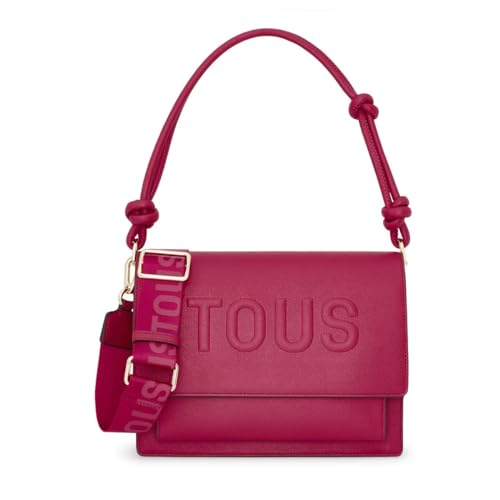 TOUS Bandolera Mediana Audree Fucsia, Para Mujer, Medidas 18 x 25 x 12,5 cm, Colecció