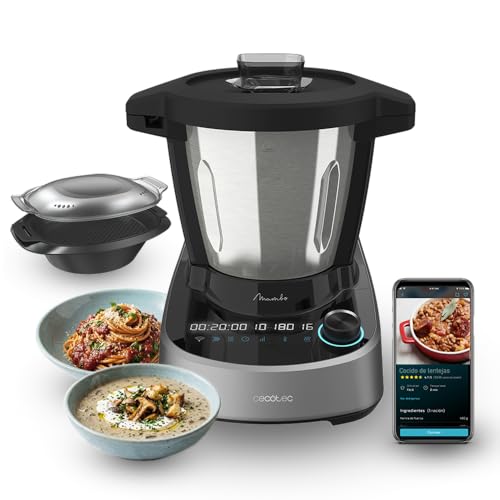 Cecotec Robot de Cocina Multifunción Mambo 11090 Daily. Capacidad 3,3 Litros, 37 Func