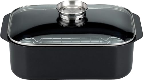 ELO 40 Tapa inducción Rustidera/Bandeja Horno/Capacidad 7l / 40x26cm / 1ud, Aluminio 