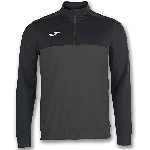 Joma Winner Sudadera, Hombre, Antrac.-Negro, M ❗️ 🇪🇸