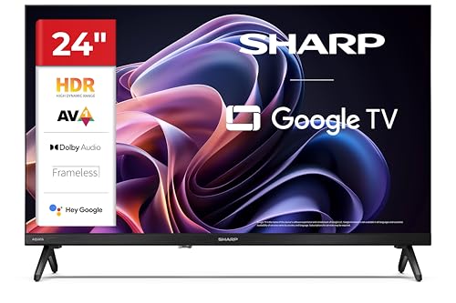 Sharp 24" Full HD LED Google TV HDR10 Dolby Digital Bluetooth HDMI ARC 24HF2365E (HF 