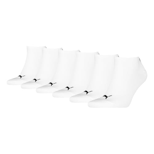 PUMA Unisex Sneaker Plain, Calcetines Unisex adulto, Blanco, 35-38 ❗️ ​🇪🇸
