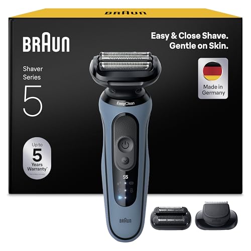 Braun Series 5 Afeitadora Eléctrica Hombre, 52-A1820SI, Azul ❗️ 🇪🇸