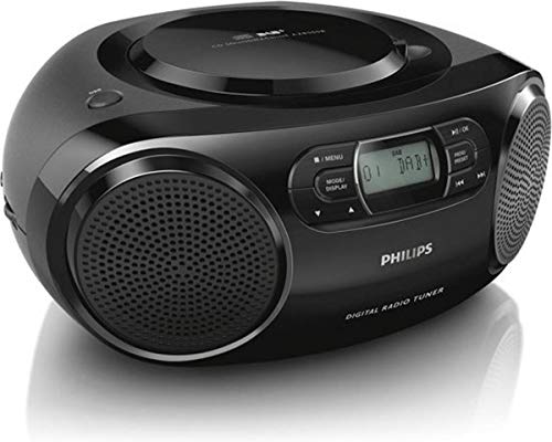 Philips AZB500/12 Radio CD con Dab+, Reproductor de CD (Dab+/FM, Refuerzo dinámico de