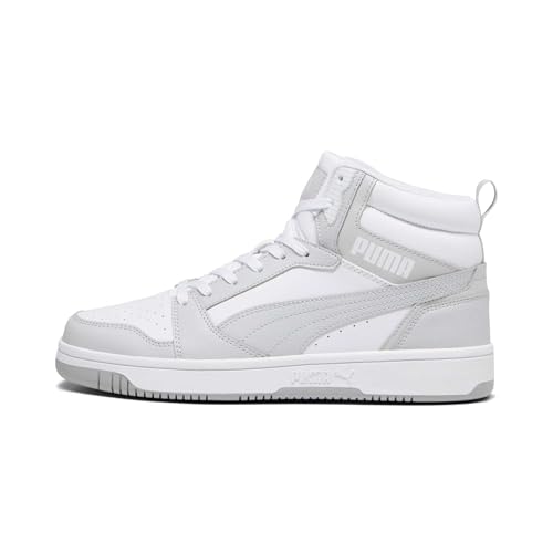 PUMA Rebound V6, Zapatillas Unisex adulto, Puma White Ash Gray, 42 EU ❗️ 🇪🇸