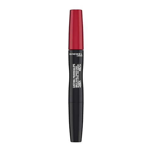 Rimmel, Lasting Provocalips, Labial fijo, 740 Caught red lipped, Paso 1: 2,3mL, Paso2