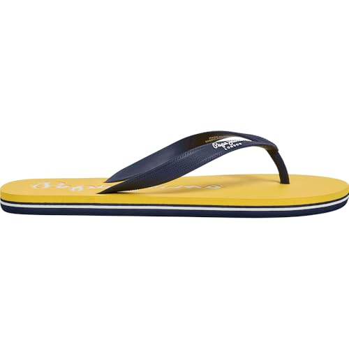 Pepe Jeans Bay Beach Party M - Zapatos para hombre, color amarillo (amarillo verano),