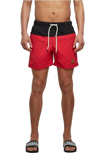 URBAN CLASSICS Bañador para Hombre Estilo Moderno, Bermudas Cortos, Shorts de Baño pa