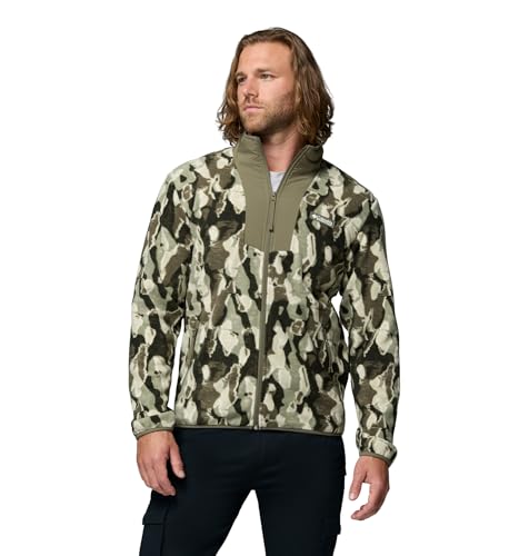 Columbia Sequoia Grove - Chaqueta de forro polar con cremallera completa estampada pa
