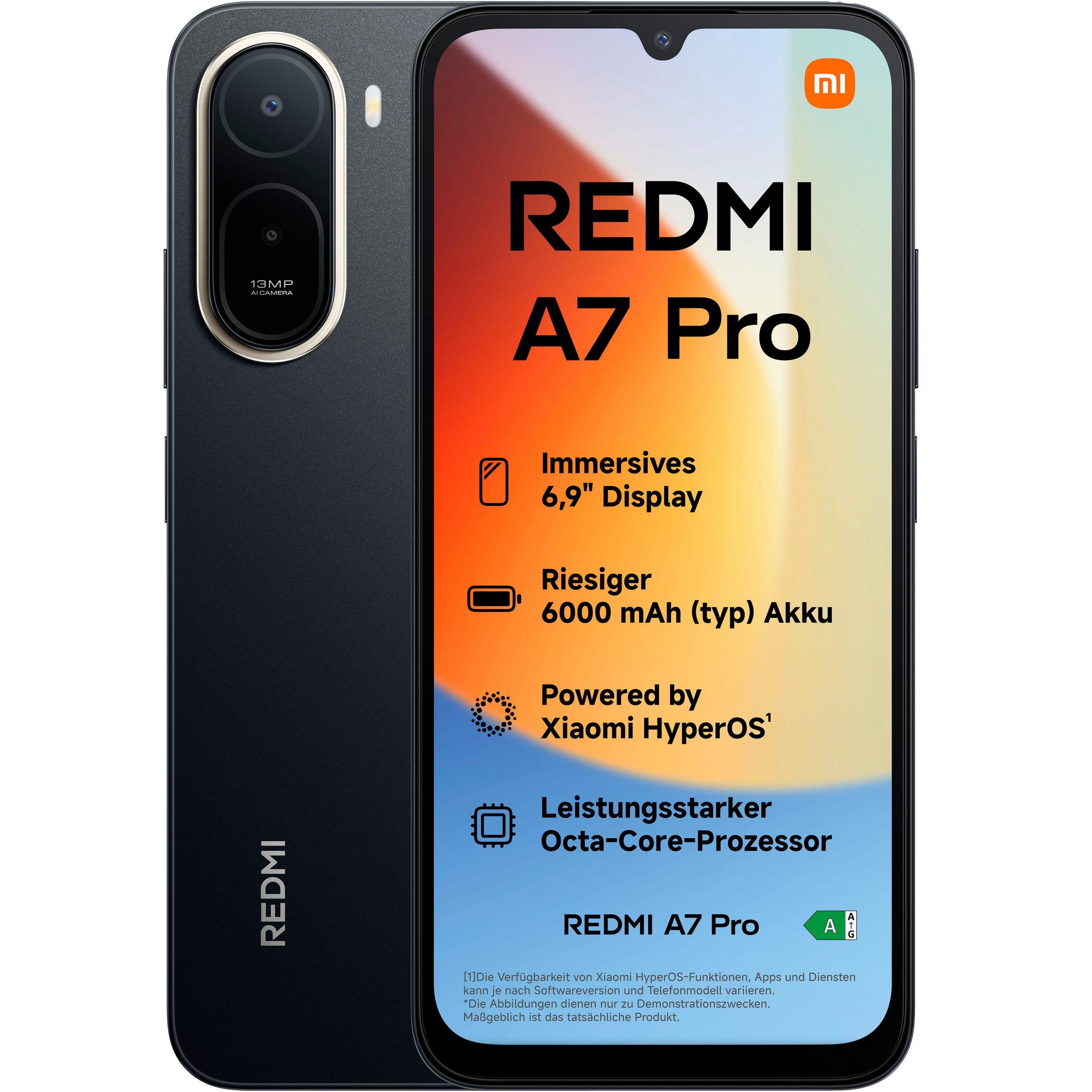 Xiaomi Redmi A7 Pro 4GB+128GB, 4GB+64GB Móvil Libre, Pantalla 6.9" 120Hz, Batería 600