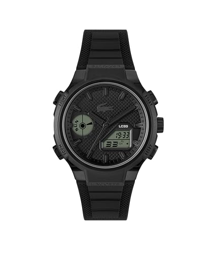 Lacoste Reloj de Cuarzo Multifuncional Analógico-Digital para Hombre Colección LC33 c