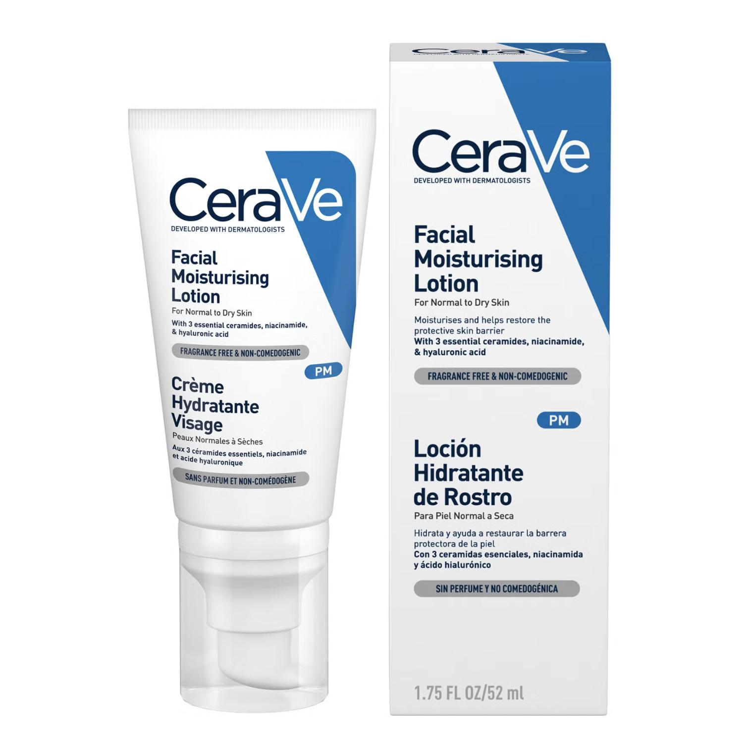 CERAVE - PM FACIAL MOISTURISING LOTION 52 ML ❗️ 🇪🇸