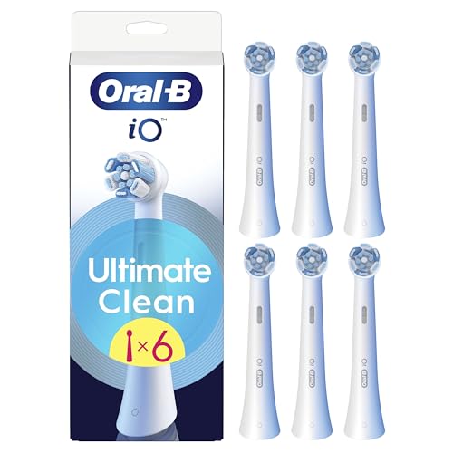 Oral-B iO Ultimate Clean Recambios Originales, Blancos, Pack de 6 ❗️ ​🇪🇸